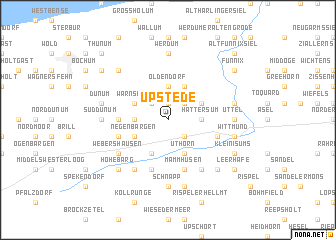 map of Upstede