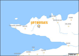 map of Upt Bandes