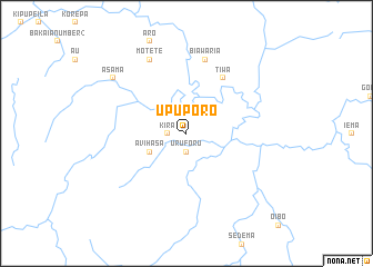 map of Upuporo