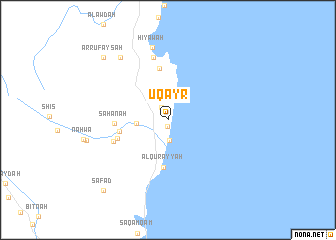 map of ‘Uqayr