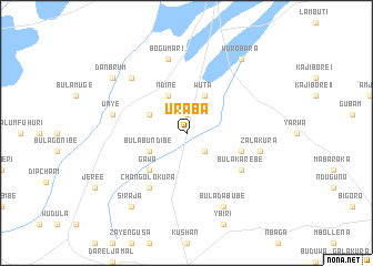 map of Uraba