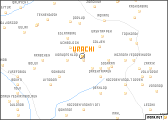 map of Ūrāchī