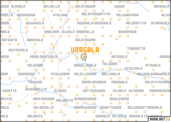 map of Uragala