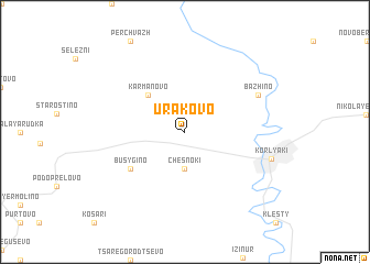 map of Urakovo