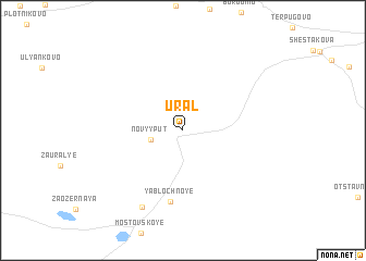 map of Ural