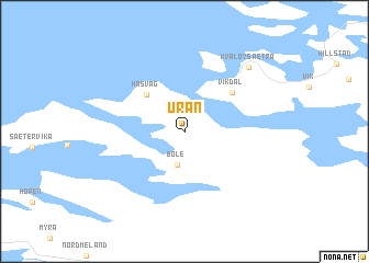 map of Uran