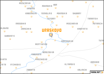 map of Uraskovo