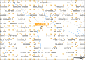 map of Urawala