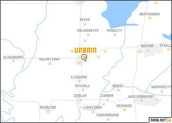 map of Urbain
