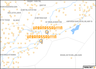 map of ‘Urbān as Sa‘dīyīn