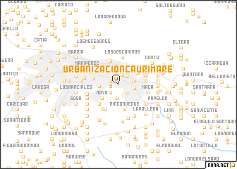 map of Urbanización Caurimare