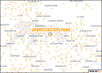 map of Urbanización Chuao