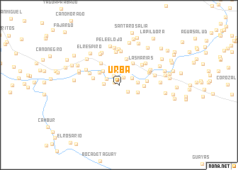 map of Urba