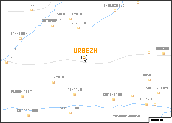 map of Urbezh