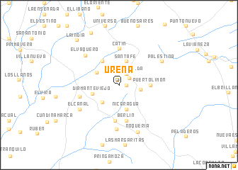 map of Urena