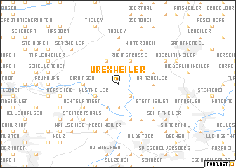 map of Urexweiler