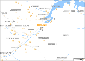 map of Ūrgān