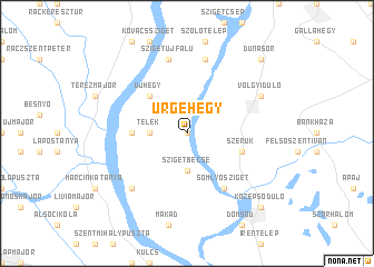 map of Ürgehegy