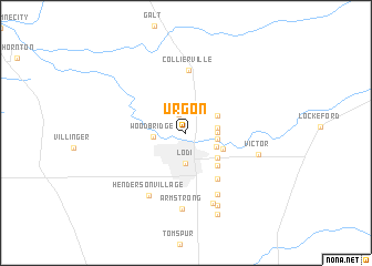 map of Urgon