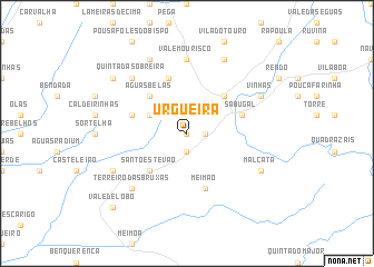 map of Urgueira