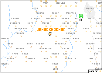 map of Urhuokhokhor