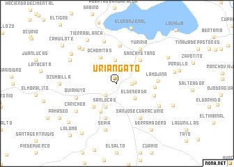 map of Uriangato