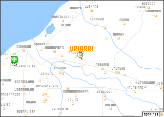 map of Uriarri