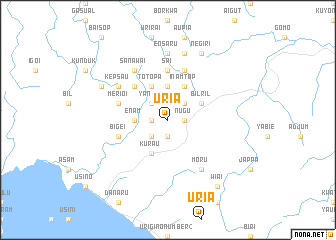 map of Uria