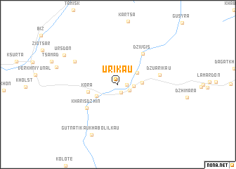 map of Urikau