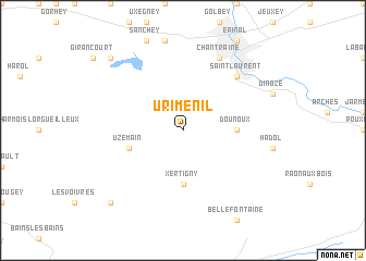 map of Uriménil