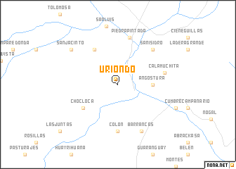 map of Uriondo