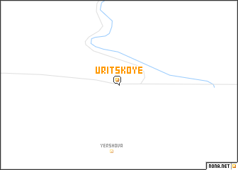 map of Uritskoye