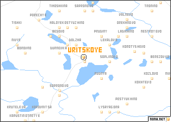 map of Uritskoye
