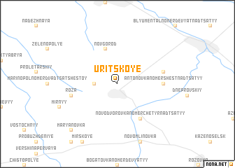 map of Uritskoye