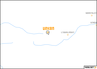 map of Urkan