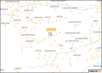 map of Ūrmā