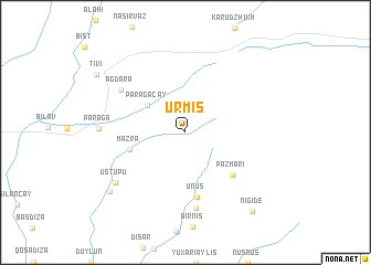 map of Urmis