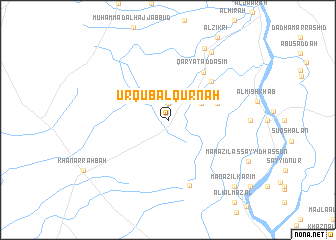 map of ‘Urqūb al Qurnah