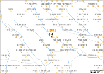 map of Urşi
