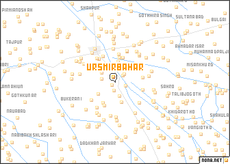 map of Urs Mīrbahar