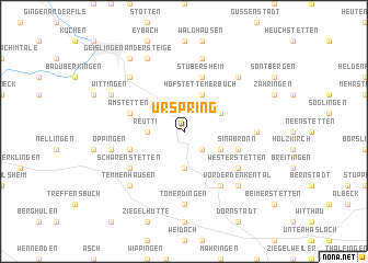 map of Urspring