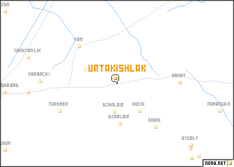 map of Urtakishlak