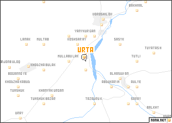 map of Urta