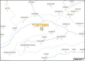 map of Urtsaki