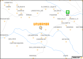 map of Urubamba