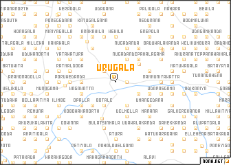 map of Urugala
