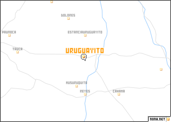 map of Uruguayito