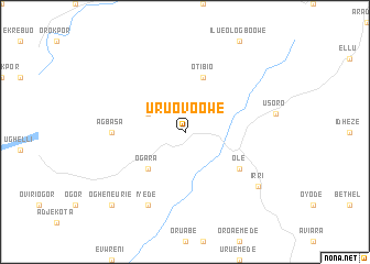 map of Uruovo Owe