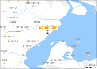 map of Urvanovo