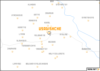 map of Usadishche